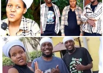 “We Are Happy” – 18-year-old Kenyan Girl ‘Married’ To Identical Twin Brothers Reveals She Is Expecting Their First Child (Video)