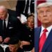 Donald Trump Mocks Joe Biden For The 14th Row Seat He Was Given At The Queen’s Funeral (Photos)