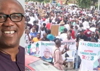 2023: Peter Obi’s Supporters Stage Massive 1-Million-Man March In Abuja (See Videos)