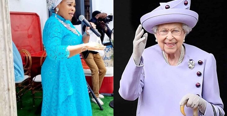 Gospel Singer Tope Alabi Under Serious Fire Over Her Tribute Song to Queen Elizabeth (Video)