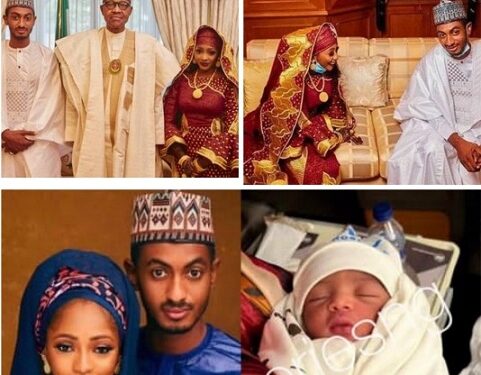 President Buhari Becomes Great-grandfather As His Granddaughter Welcomes A Baby Girl (Photos)