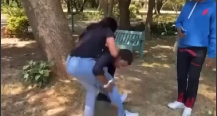 Man Embarrasses Girlfriend Publicly After Reportedly Catching Her Cheating (Video)