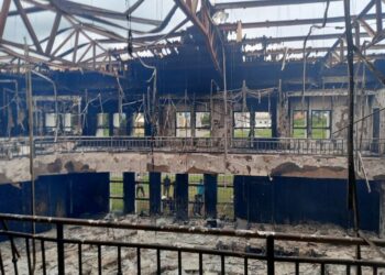 BREAKING: Fire Razes Kogi Assembly