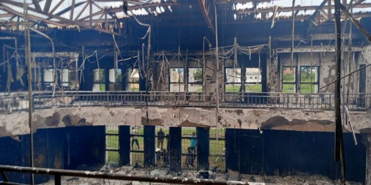 BREAKING: Fire Razes Kogi Assembly