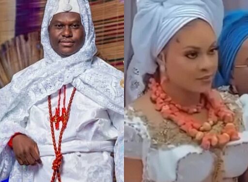 Ooni of Ife, Oba Adeyeye Ogunwusi, Takes Ex-beauty Queen, Tobi Phillips, As Third Wife (Photos & Video)