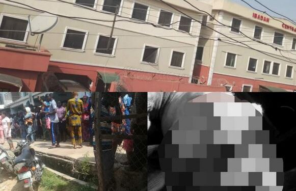 Family Stage Protest At Ibadan Central Hospital Over Mutilated Corpse Of Their Relative (Photo)