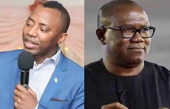 The Moment Peter Obi Hugged Sowore Despite Being Constantly Criticized By Him Online (Video)