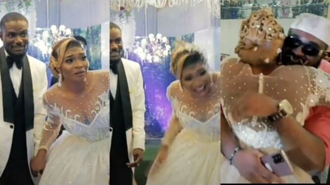 Heartwarming Moment Bride’s Brother Who’s Been Overseas For 6 Years Unexpectedly Appears At Her Wedding (Video)