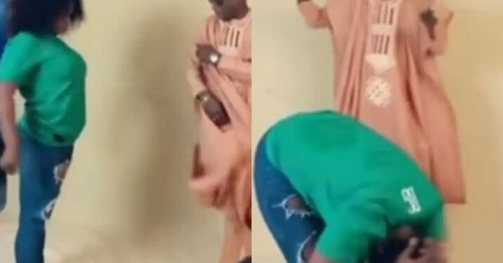 Reactions As Camerawoman Suddenly Goes Into Trance During Photoshoot (Video)