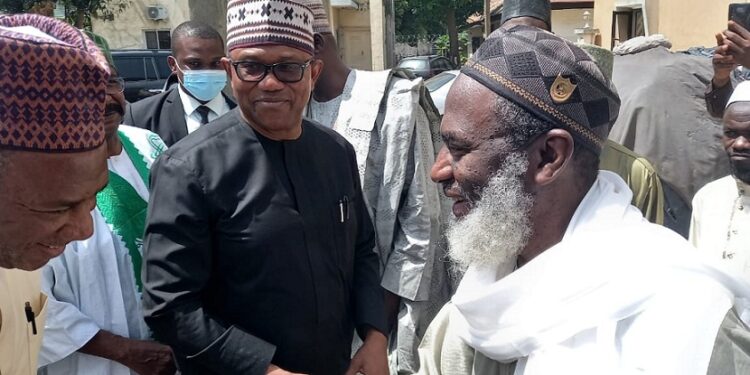 Peter Obi, Datti Visit Sheikh Gumi At His Residence In Kaduna (Photos)