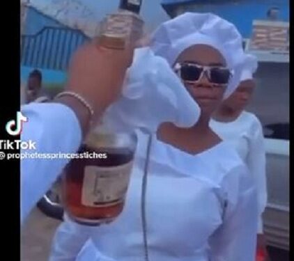 Female Church Members Spotted Drinking Alcohol After Church Service (Video)