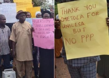 Osun: Lecturers Protest Against PPP Arrangements For University of Ilesha