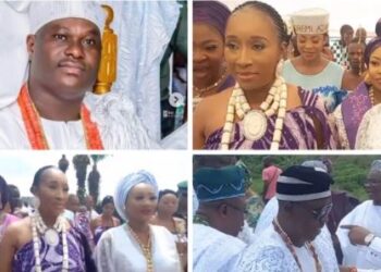 Ooni of Ife Officially Marries Fifth Wife, Ronke Ademiluyi (Photos & Video)