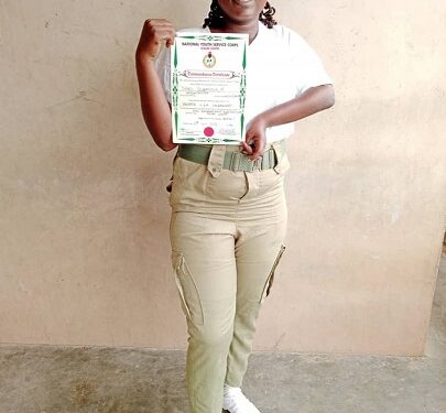 NYSC Awards Physically Challenged Corps Member For Serving In Osun Election
