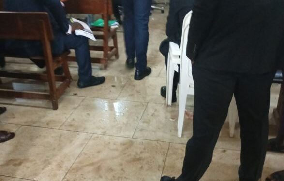 Leaking Roof At Osun Election Tribunal Building Interrupts Seating