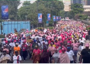 Lagos Island Women Walk For Bola Tinubu (Video)