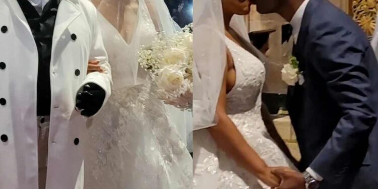 See The First Photos And Video Of Actress Rita Dominic’s Ongoing White Wedding In UK