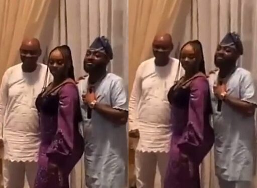Davido’s Wife, Chioma Spotted At The Inauguration of Ademola Adeleke as Osun State Governor (Video)
