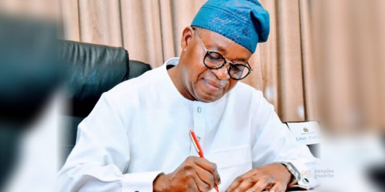 Less Than 48 Hours To Exit Office, Oyetola Signs Osun 2023 Budget