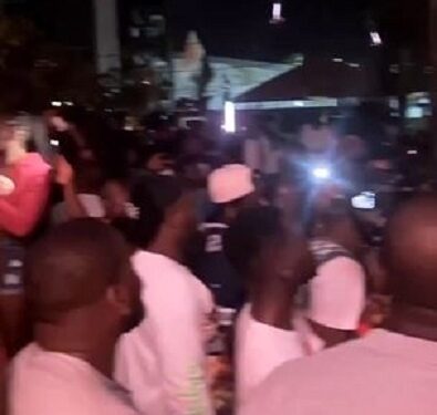 See The Moment Club-goers Paused To Mourn Davido’s Son, Ifeanyi (Video)