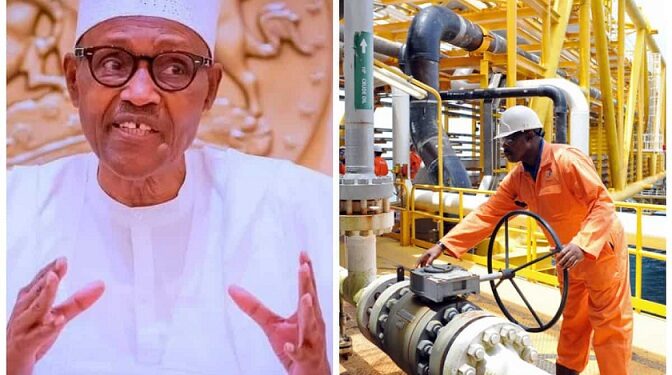 Buhari Supervises First Oil Drilling In Northern Nigeria