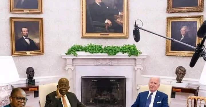 Fake Photo Of Bola Tinubu And Joe Biden Goes Viral, APC Reacts