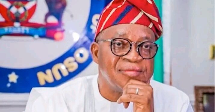 I Leave Behind ₦‎14 Billion Cash, Paid ₦‎97b Debt Without Borrowing – Oyetola