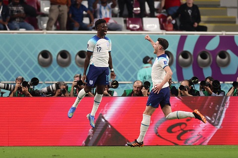 Saka Grabs Brace As England Hammer Iran 6-2 In First 2022 World Cup Match