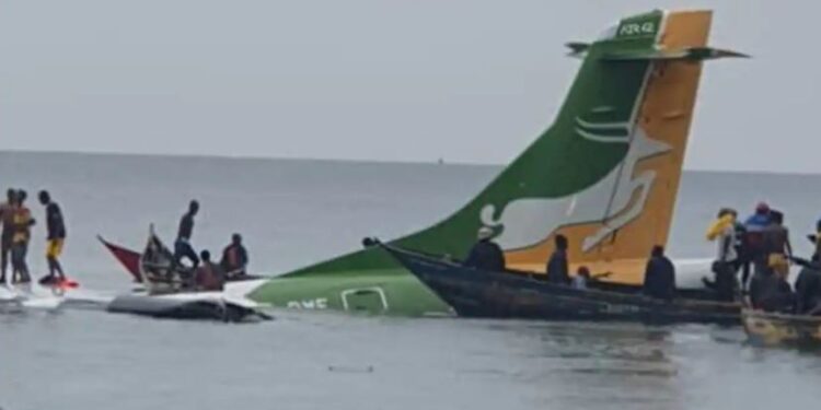 Horror As Tanzanian Passenger Plane Crashes Into Lake Victoria (Photos)