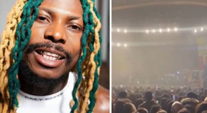 Many Hospitalized Following A Stampede That Ensued After People Tried To Gain Access To Asake’s Show In London Without Tickets (See Videos)