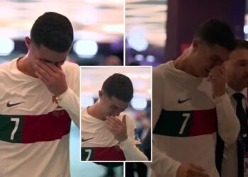 Cristiano Ronaldo Cries As Morocco Dump Portugal Out Of World Cup (Video)