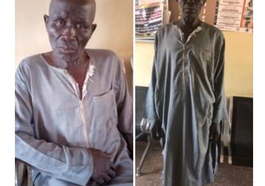 Police Arrest 75-year-old Man For R#ping His 4-year-old Niece In Nasarawa (Photos)