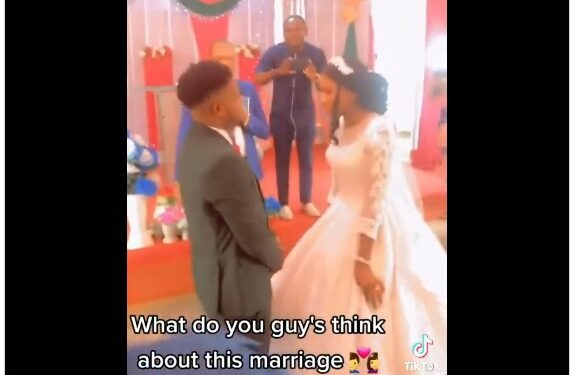 Groom Slaps His Bride During Church Wedding (Video)