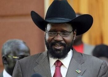 71-year-old South Sudan President, Salva Kiir Mayardit Wets His Pants At A Public Function (Video)