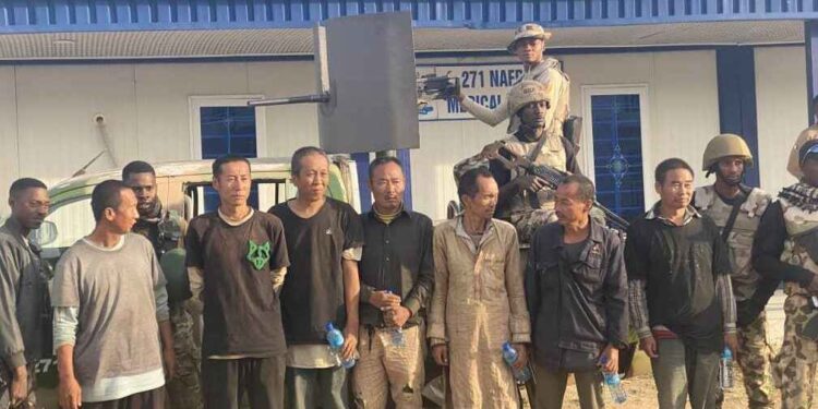Nigerian Air Force Rescued Seven Kidnapped Chinese Nationals In Kaduna After Six Months In Captivity (Photos)