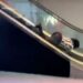 Lady Cries For Help After This Happened to Her While Using An Escalator (Video)