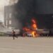 BREAKING: Atiku’s Campaign Aircraft Catches Fire
