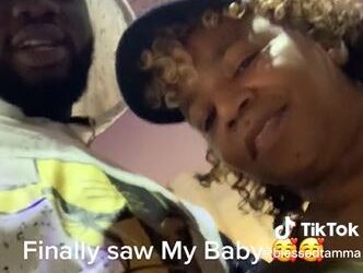 Finally Saw My Baby – Elderly Woman Overjoyed As She Arrives Nigeria To Meet Young Lover (Video)