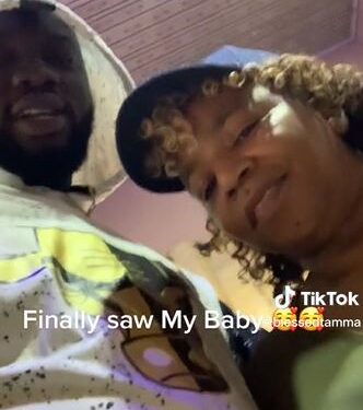 Finally Saw My Baby – Elderly Woman Overjoyed As She Arrives Nigeria To Meet Young Lover (Video)