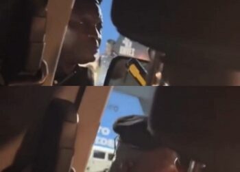 Watch Trending Video Of A Police Officer’s Interaction With A Foreign Lady
