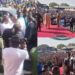 Massive Turn Out As Peter Obi Takes Presidential Campaign Train To Kano (See Videos & Pictures)
