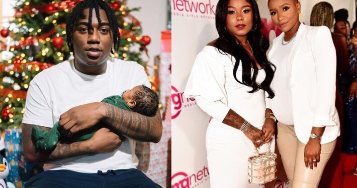 Controversy As Rapper Fredo Bang Welcomes Baby Boy With Le$bian Couple (Photos)