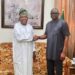 APC Vice Presidential Candidate, Shettima Visits Fayose (Photos)