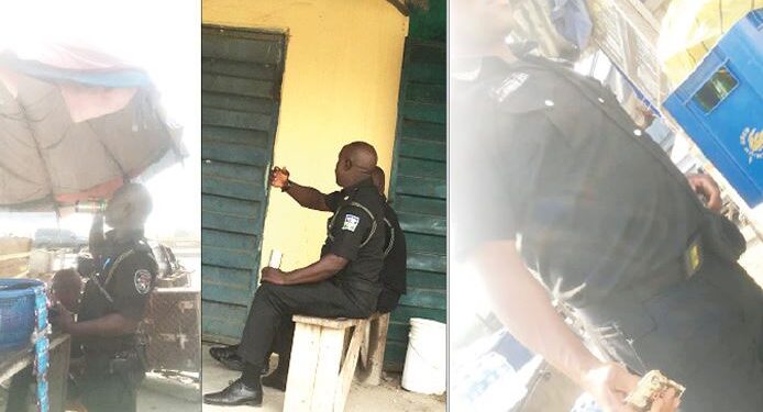 Ajah Policemen Allegedly Caught Drinking On Duty