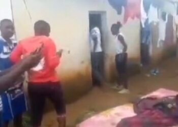 Watch The Moment Kenyan Women’s Football Team Were Thrown Out Of Their Hostel By Club Officials After Losing Match (Video)