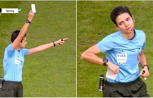 Watch The Moment Referee Shows First-Ever ‘White Card’ During Football Match (Video & Meaning)