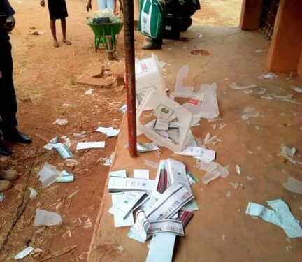 Voters Flee As Thugs Destroy Electoral Materials In Kogi (Photos)