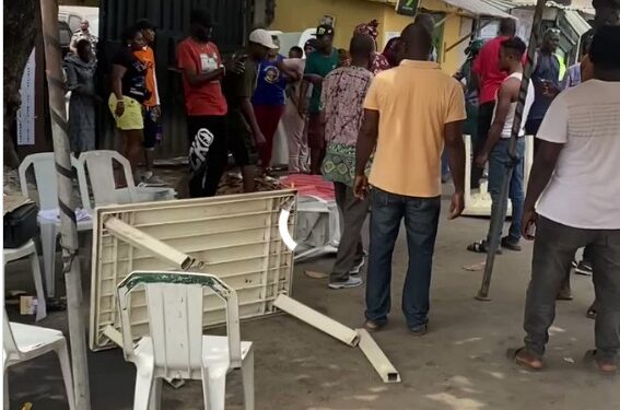 Thugs Disrupt Election Proceedings, Cart Away Ballot Boxes In Aguda, Lagos State (Video)