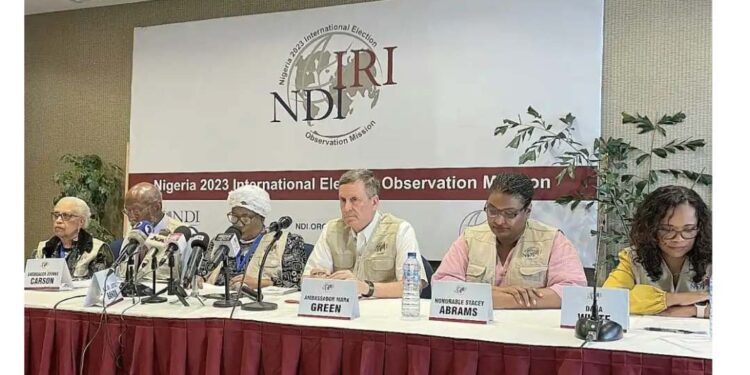 BREAKING: Nigeria Elections Below Expectations, INEC Lacked Transparency – NDI/IRI Observers