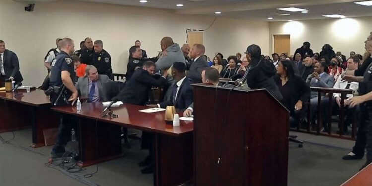 Victim’s Family Member Attacks Buffalo Mass Shooter In Show Of Anger After He Is Sentenced To Life Imprisonment (Video)